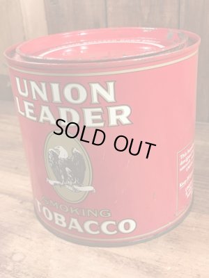 Union Leaderのタバコが入っていた50’sヴィンテージTin缶