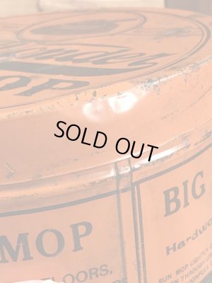 Big Wonderのオイルモップが入っていた20〜30年代ビンテージブリキ缶