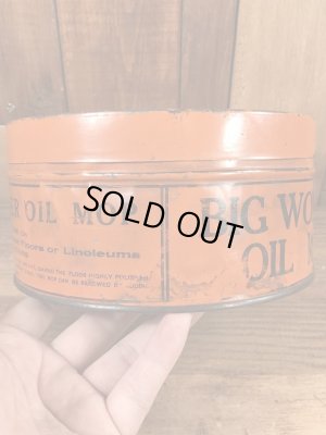 Big Wonderのオイルモップが入っていた20〜30年代ビンテージブリキ缶