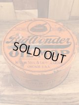 Big Wonder Oil Mop Tin Can　オイルモップ　ビンテージ　ブリキ缶　ビッグワンダー　20〜30年代