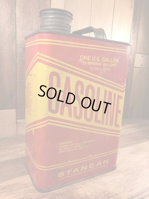 Stancanのガソリンが入っていた60年代ビンテージブリキ缶