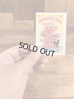 Topps社製のガーベッジペイルキッズの80’sヴィンテージカードシール