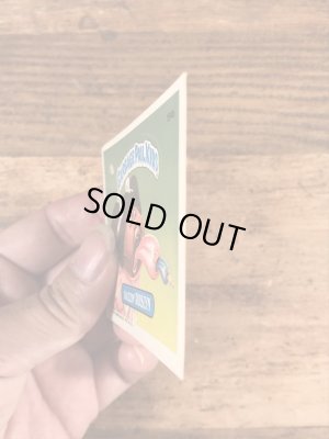 トップス社製のガーベッジペイルキッズの80年代ビンテージステッカーカード