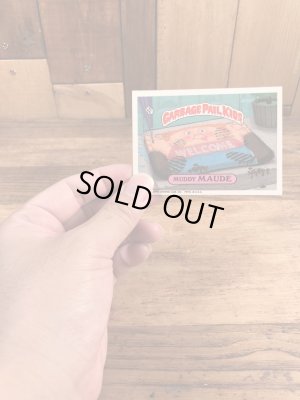 トップス社製のガーベッジペイルキッズの80年代ビンテージステッカーカード