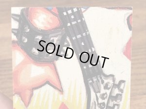 トップス社製のガーベッジペイルキッズの80年代ビンテージステッカーカード