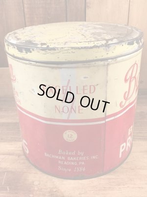 Bachmanのプレッツェルが入っていた50’sヴィンテージTin缶