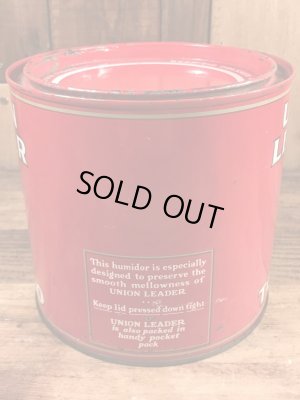 Union Leaderのタバコが入っていた50’sヴィンテージTin缶