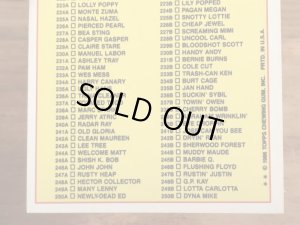 Topps社製のガーベッジペイルキッズの80’sヴィンテージカードシール