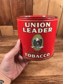 他の写真3: Union Leader Smoking Tobacco Tin Can　ユニオンリーダー　ビンテージ　ブリキ缶　タバコ缶　50年代