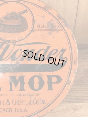 Big Wonderのオイルモップが入っていた20〜30年代ビンテージブリキ缶