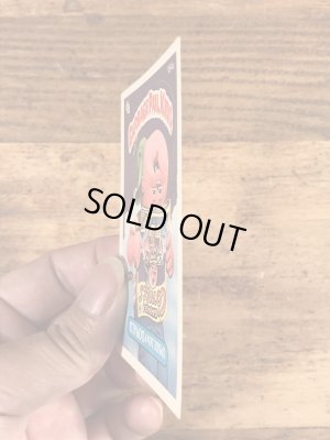 トップス社製のガーベッジペイルキッズの80年代ビンテージステッカーカード