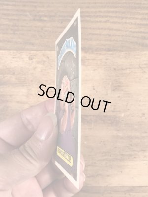 トップス社製のガーベッジペイルキッズの80年代ビンテージステッカーカード