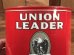 Union Leaderのタバコが入っていた50年代ビンテージブリキ缶