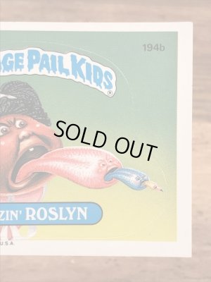 Topps社製のガーベッジペイルキッズの80’sヴィンテージカードシール