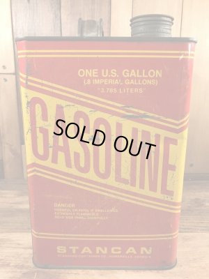 Stancanのガソリンが入っていた60年代ビンテージブリキ缶