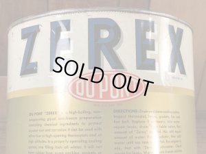 Zerex Du Pontの防錆剤の40’sヴィンテージTin缶