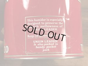 Union Leaderのタバコが入っていた50’sヴィンテージTin缶