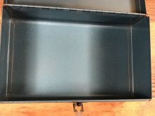 他の写真2: Metallic Green Blue Small Metal Tool Box　ツールボックス　ビンテージ　工具箱　50〜60年代