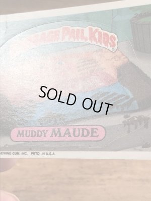 トップス社製のガーベッジペイルキッズの80年代ビンテージステッカーカード