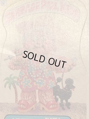 トップス社製のガーベッジペイルキッズの80年代ビンテージステッカーカード