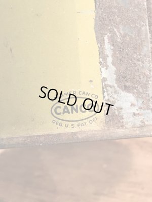 Zerex Du Pontの不凍液の40年代ビンテージブリキ缶