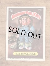 Topps Garbage Pail Kids “Blue-Boy George” Sticker Card 178b　ガーベッジペイルキッズ　ビンテージ　ステッカーカード　80年代