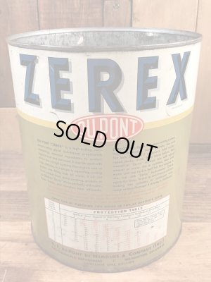 Zerex Du Pontの防錆剤の40’sヴィンテージTin缶