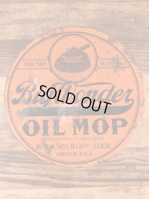Big Wonderのオイルモップが入っていた20〜30年代ビンテージブリキ缶