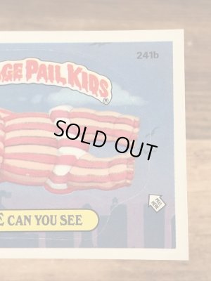 Topps社製のガーベッジペイルキッズの80’sヴィンテージカードシール