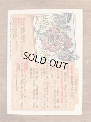 Topps社製のガーベッジペイルキッズの80’sヴィンテージカードシール