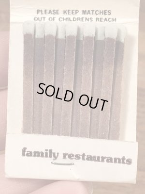 企業キャラクターのサンボタイガーの70年代ビンテージマッチブック