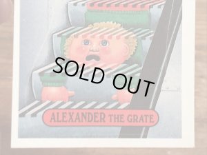 Topps社製のガーベッジペイルキッズの80’sヴィンテージカードシール