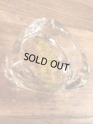 キャンベルスープのガラス製の50〜70年代ビンテージ灰皿