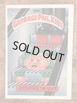 Topps Garbage Pail Kids “Alexander The Grate” Sticker Card 289b　ガーベッジペイルキッズ　ビンテージ　ステッカーカード　80年代