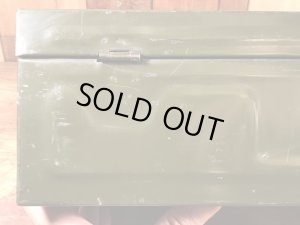 Union Steel Chest社製のアーミーグリーンの50〜60’sヴィンテージツールボックス