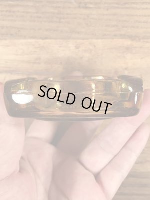 Sizzler Family Steak Houseのアンバーグラスの70’sヴィンテージアシュトレイ