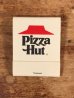 アドバタイジングキャラクターのPizza Hutの70’sヴィンテージブックマッチ
