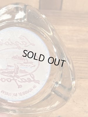 Lazio'sシーフードレストランのガラス製の〜70年代ビンテージ灰皿
