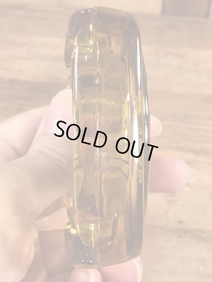 Sizzler Family Steak Houseのアンバーグラスの70’sヴィンテージアシュトレイ