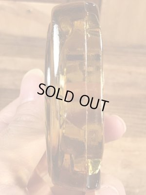 Sizzler Family Steak Houseのアンバーグラスの70’sヴィンテージアシュトレイ