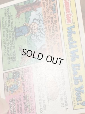 Topps社製のガーベッジペイルキッズの80’sヴィンテージカードシール