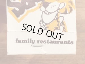 企業キャラクターのサンボタイガーの70年代ビンテージマッチブック