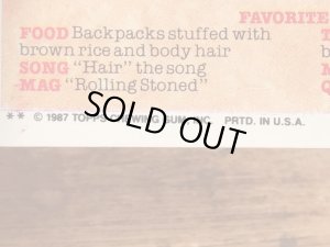 Topps社製のガーベッジペイルキッズの80’sヴィンテージカードシール