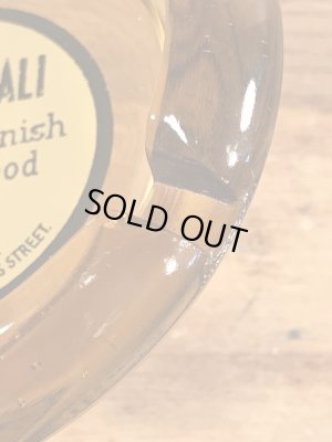 アメリカのレストランのガラス製の70’sヴィンテージアシュトレイ