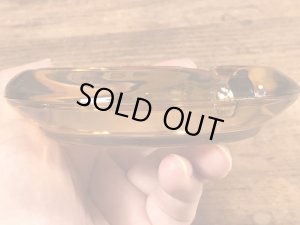 アメリカのレストランのガラス製の70’sヴィンテージアシュトレイ