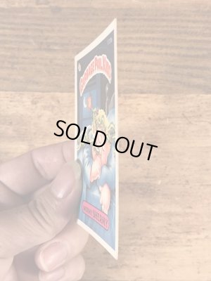 トップス社製のガーベッジペイルキッズの80年代ビンテージステッカーカード