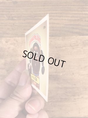 トップス社製のガーベッジペイルキッズの80年代ビンテージステッカーカード