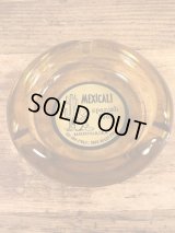 Mexicali Spanish Food Restaurant Glass Ashtray　メキシカンフードレストラン　ビンテージ　灰皿　アシュトレイ　50〜70年代