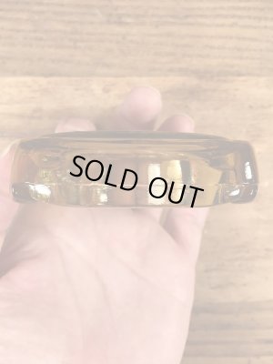 Sizzler Family Steak Houseのアンバーグラスの70’sヴィンテージアシュトレイ