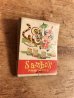企業キャラクターのサンボタイガーの50〜60年代ビンテージマッチブック